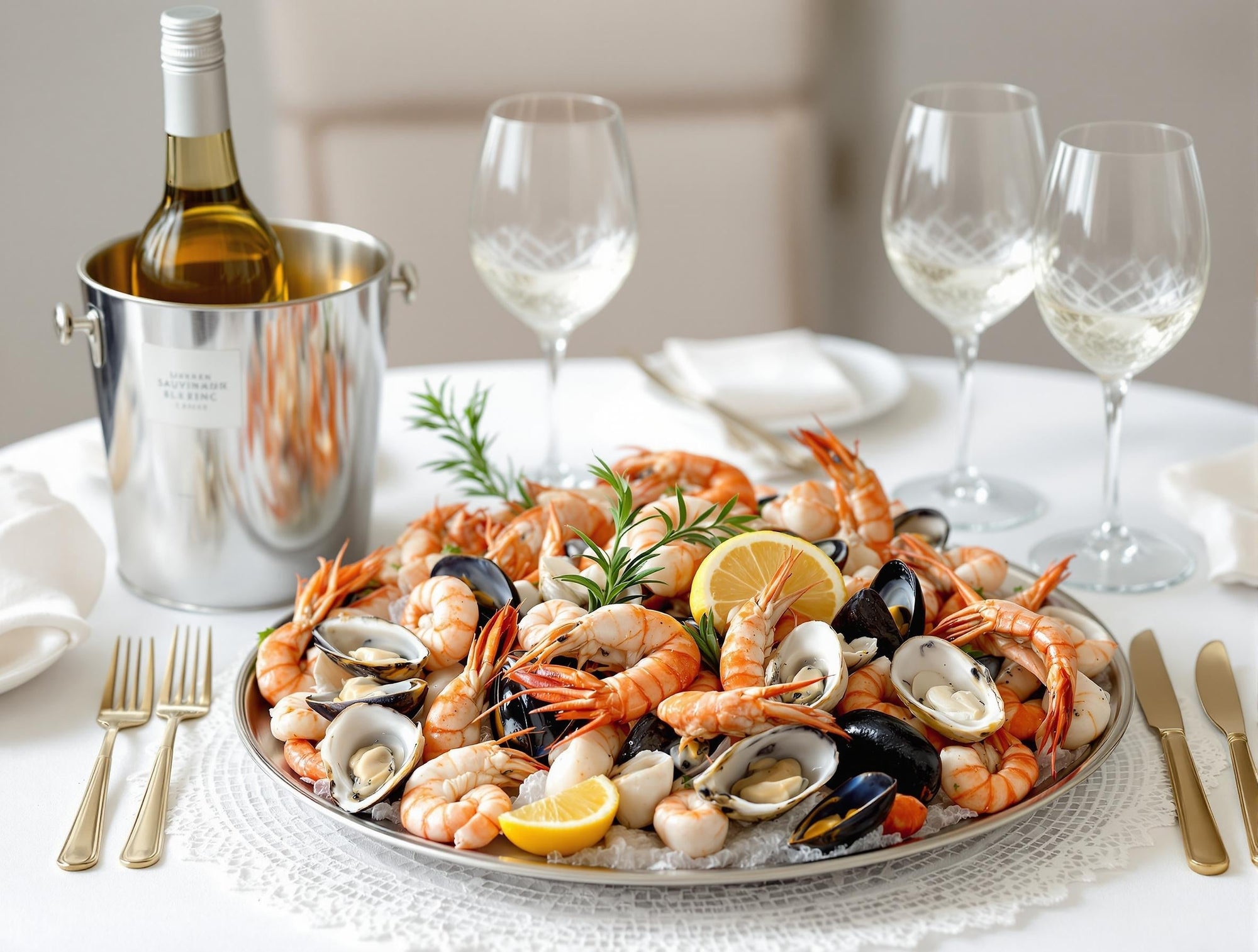Which white wine pairs well with seafood?